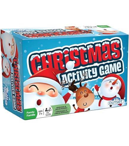 Talking Tables Christmas Trivia Quiz Questions & Charades Cards | After Dinner Table Game in Mistletoe Box | Xmas Gifts for Him or Her, Stocking Filler, BC-MIST-TRIVIA, Gold