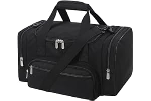 YoKelly Small Duffel Bag 17 inch Carry On Weekender Bag for Travel Gym Sport - Black