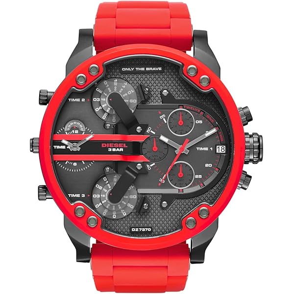 Amazon.com: Diesel Mega Chief Stainless Steel Chronograph Men