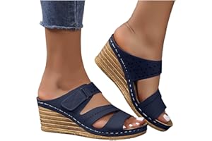 Wedge Platform Sandals for Women 2025, Fashion Wedges Sandals with Ankle Strap, Casual Comfortable Mid Heels Open Toe Espadri