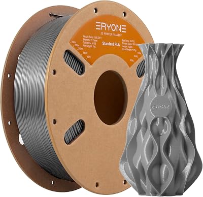 ERYONE PLA Filament 1.75mm Agate Grey 1kg 1 Spool DoP +/-0.03mm