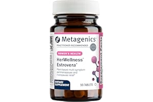 Metagenics HerWellness Estrovera - Hormone-Free Plant-Based Supplement - Supports Menopause & Perimenopause Relief - Hot Flashes, Night Sweats, Multi-Symptom Support - Vegetarian, Non-GMO