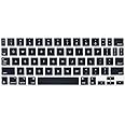 Silicone Keyboard Protective Skin Cover Compatible for 2024 11" iPad Air M2 Chip, iPad Air 5th 4th Gen & iPad Pro 11 inch with Magic Keyboard (4th 3rd 2nd Generation) (Black)