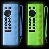 Silicone Protective Cover for NVIDIA Shield TV Pro 4K HDR Remote Green&amp;Blue | Protective Controller Sleeve for Shield TV Pro/4K HDR,Anti-Slip,Shockproof,Glow in the Dark,TV remote controls