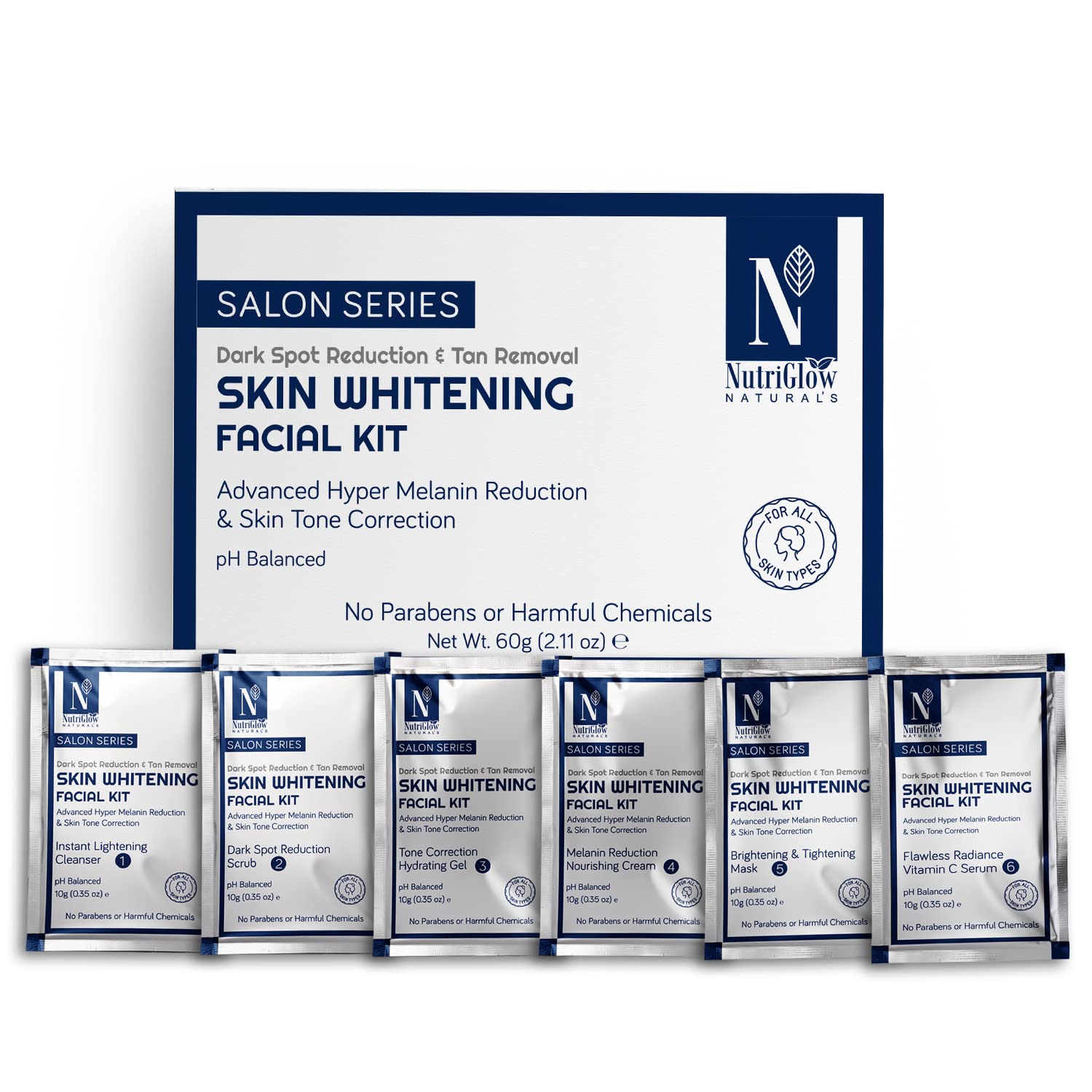 Nutriglow Natural's Advanced Pro Formula Facial Kit 60Gm