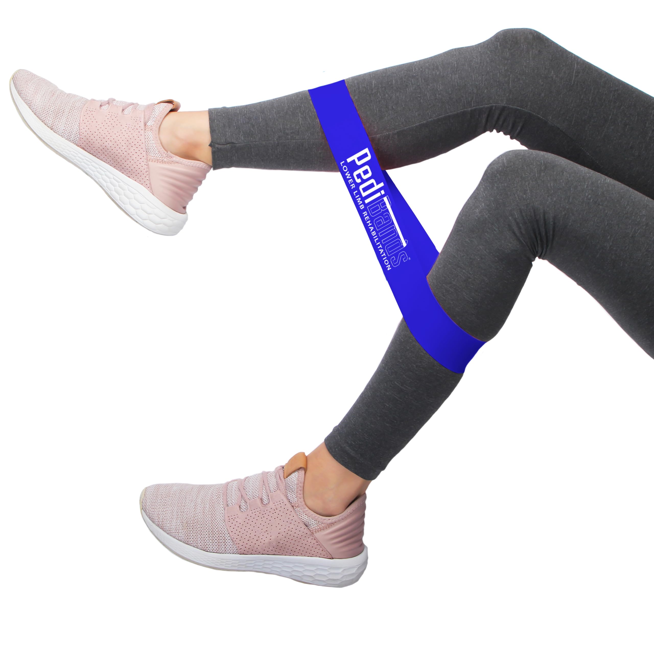 PediBands® - Resistance Therapy Band/Exercise Band for Strength & Conditioning/Lower Limb Rehabilitation (Blue, Medium)