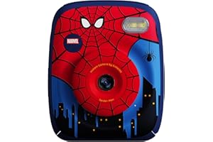 KIDAMENTO kiimento Ink-Free Instant Print Digital Camera & Video Recorder for Kids, Teens & Adults | 5-Sec Prints in 4 Print Colors | Selfie, Creator Mode, 25+ Filters, 48MP, 1080p – Model P2 (Spider-Man)