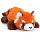 KWQBWQF Cute Red Panda Plush Toy 18.9'' Red Panda Stuffed Animal Plushie Kawaii Birthday Valentines Day Gifts for Kids Girls Boys Girlfriend