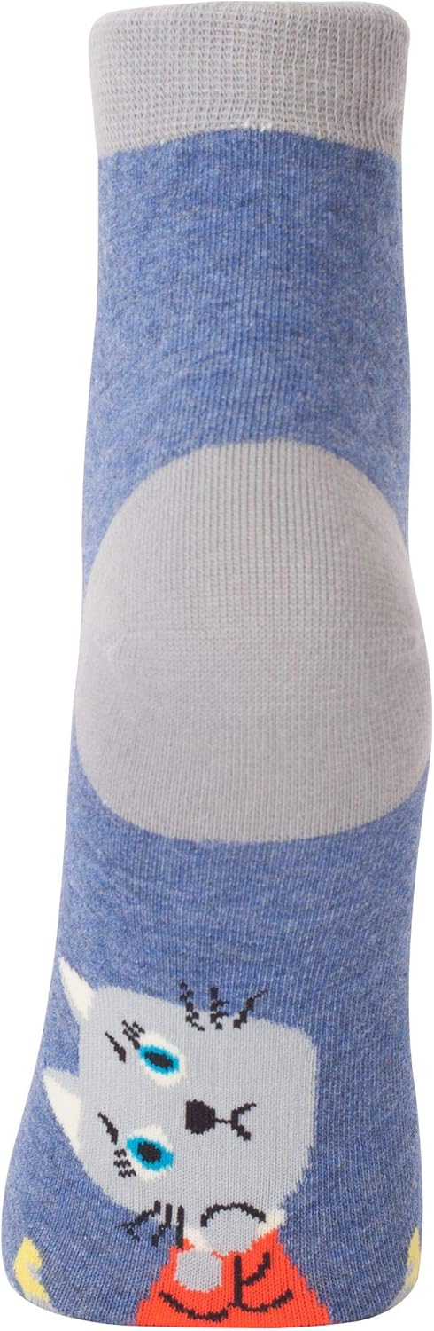Blue Q Socks, Women's Ankle, Super F--king Awesome, Women's Shoe Size 5-10: Clothing