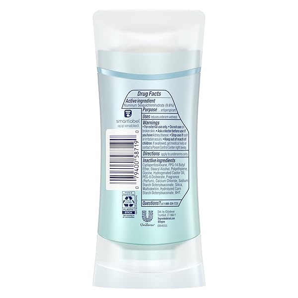 DEGREE MOTIONSENSE ULTRACLEAR BLACK+WHITE ANTIPERSPIRANT DEODORANT STICK, 2.6 OZ (PACK OF 12)