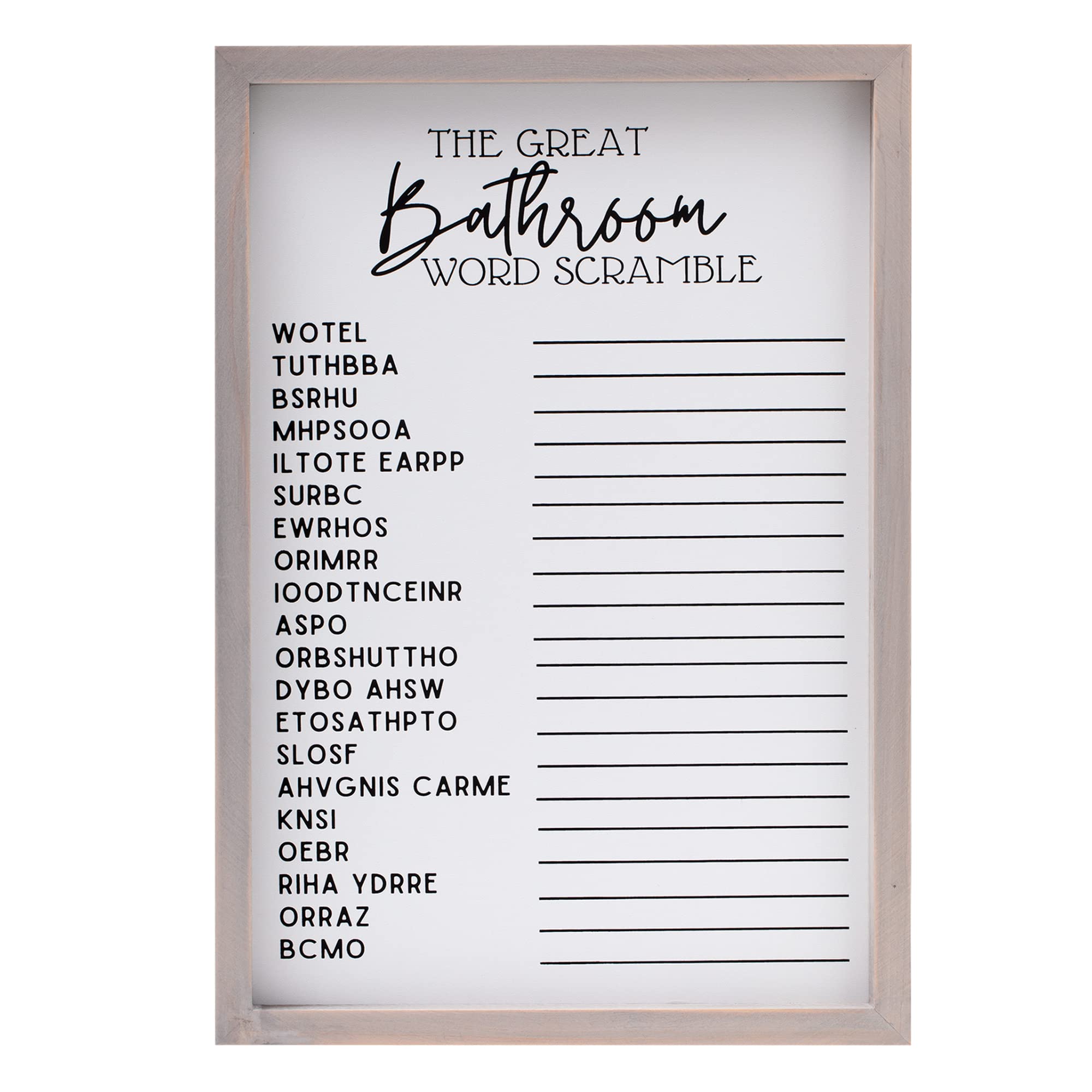 Athena #39 s Elements Bathroom Word Search Sign Crossword Bathroom Rules