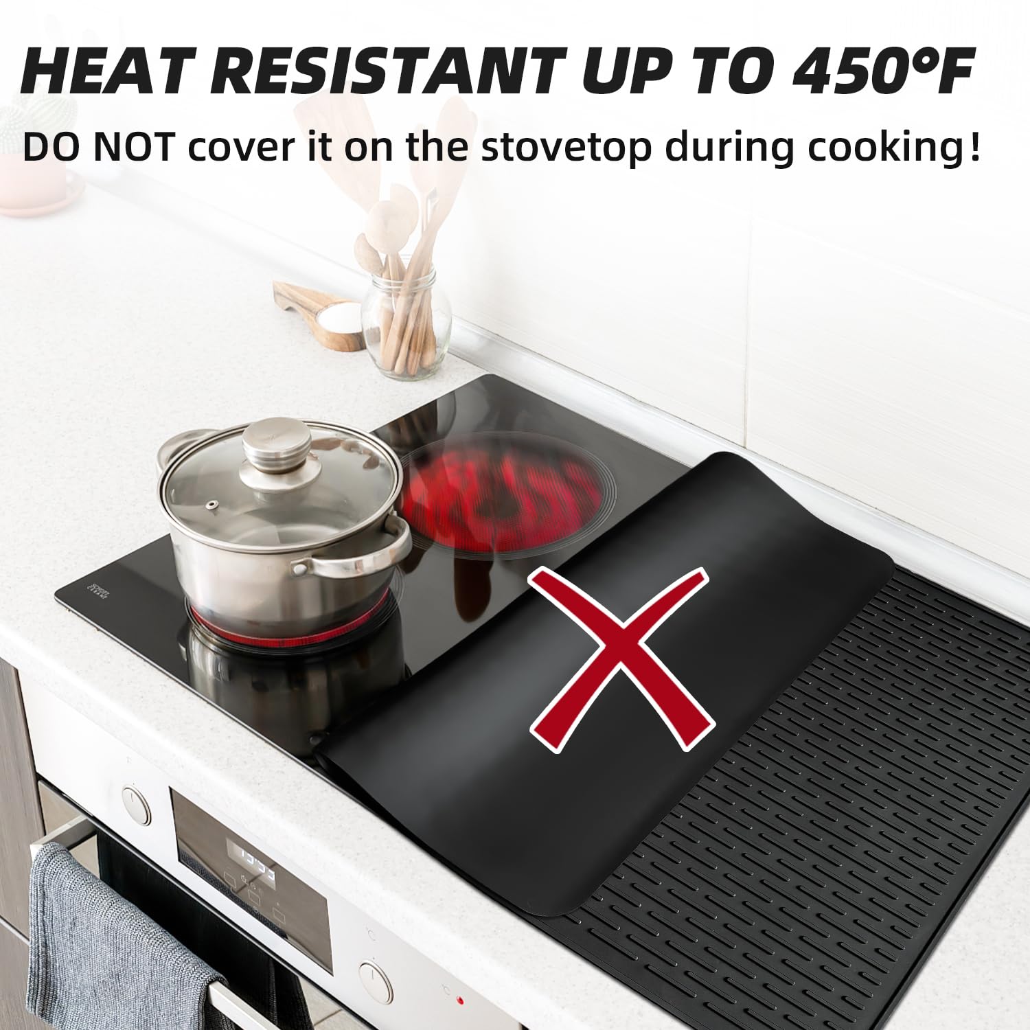 LOPNUR Electric Stove Cover for Stove Top, 36