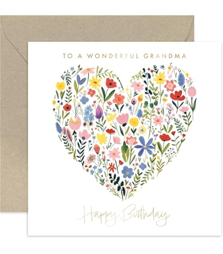 Old English Co. Jolies Cartes D'anniversaire Pour Cousine – Cadeaux D' Anniversaire « Amazing Cousin » Pour Elle – Carte D'anniversaire Pour Femme – Pour La Famille | Intérieur Vierge