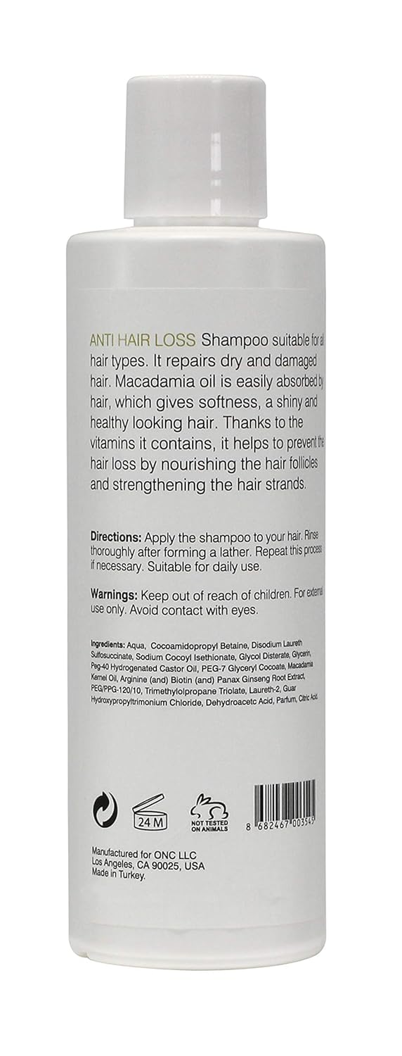 ONC artofcare ANTI HAIR LOSS Nourishing Shampoo Unisex 8.45 fl. oz. (250 mL): Beauty