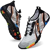 WateLves Water Shoes Mens Womens Beach Swim Shoes Quick-Dry Aqua Socks Pool Shoes for Surf Yoga Water Aerobics