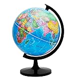 Exerz 12" World Globe - Political Map Educational