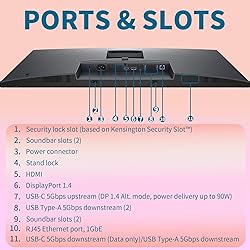 Dell Pro 32 Plus 4K Monitor - P3225QE - 31.5 inch
