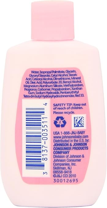 johnson's baby lotion travel size