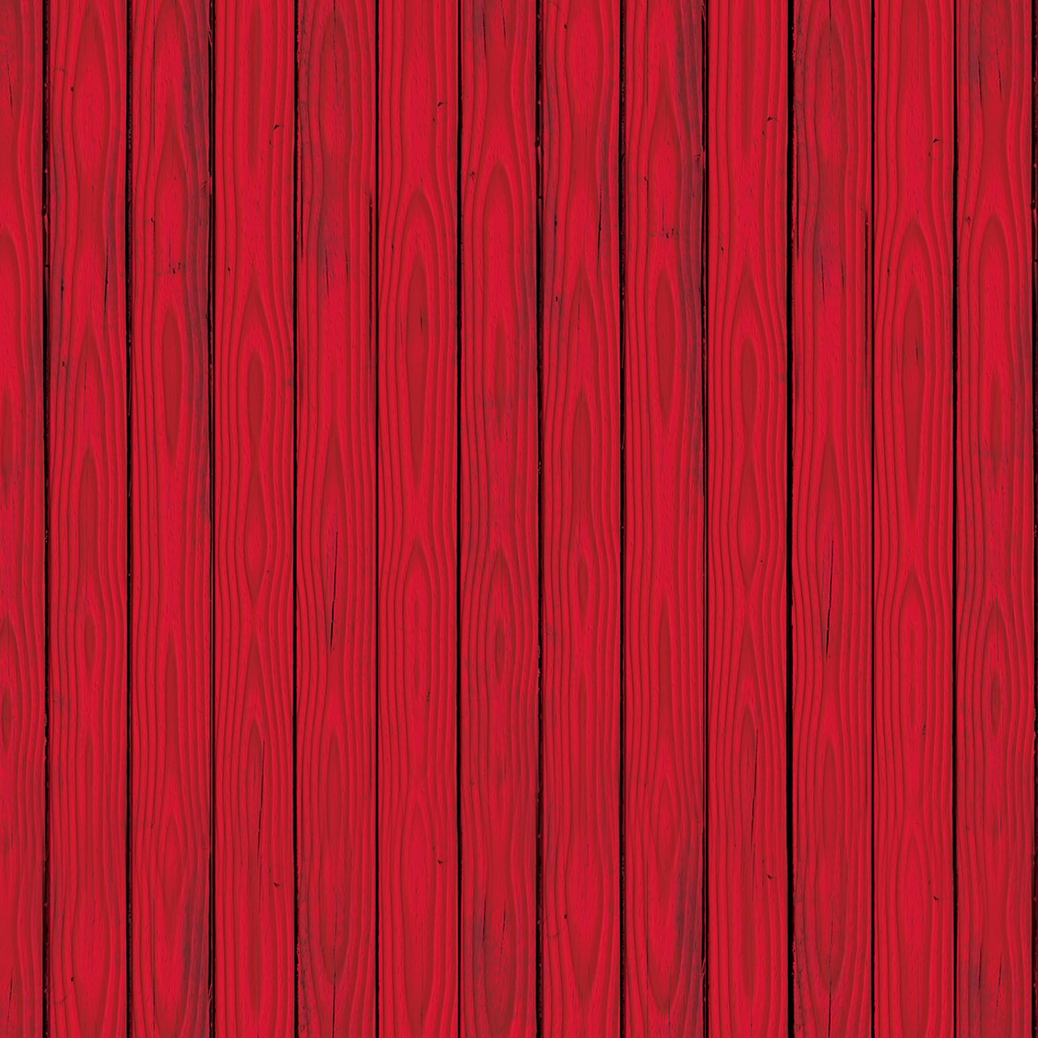 Beistle Red Barn Siding Backdrop