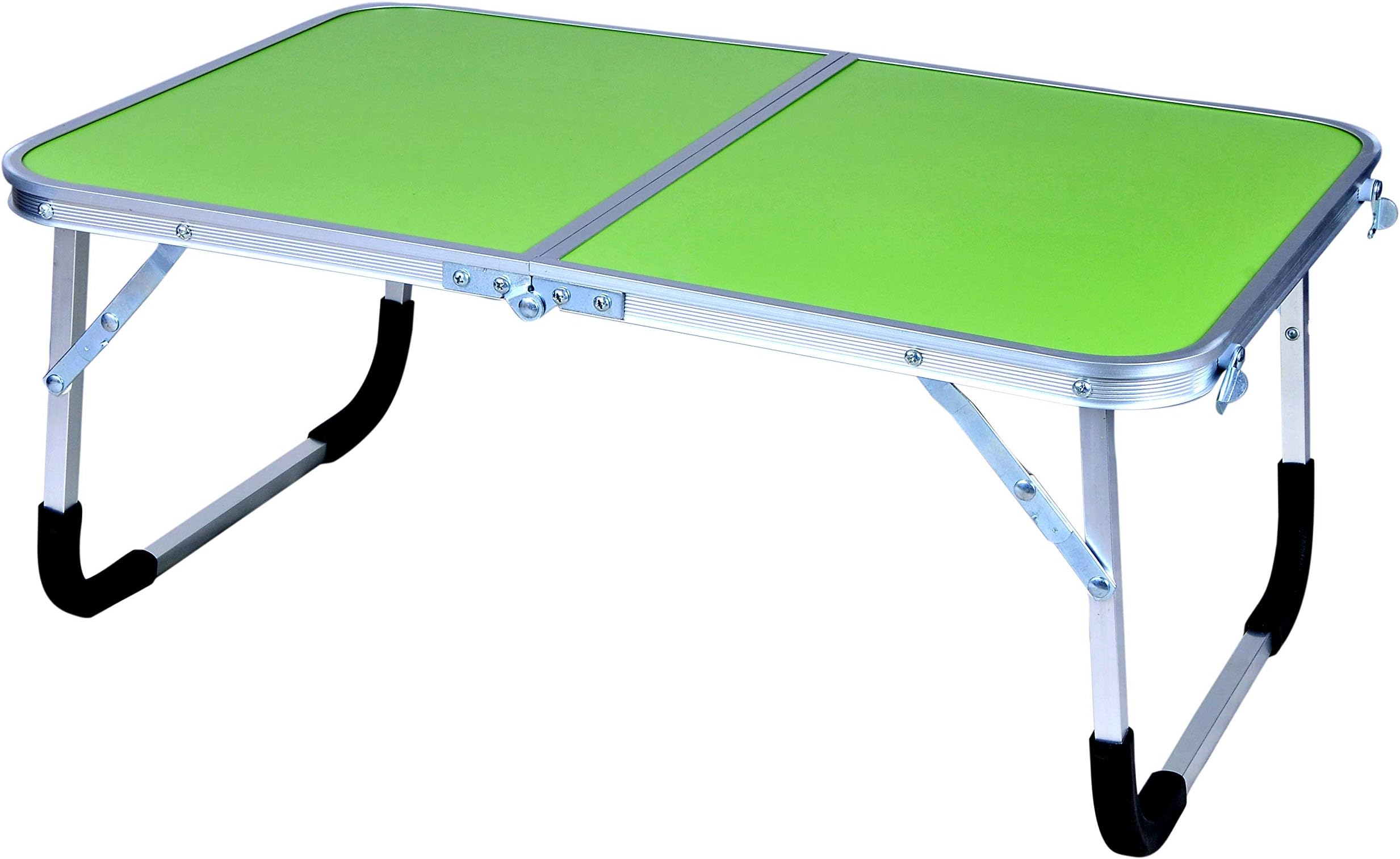 Snazzy Mantra Foldable Table Bed Tray, Laptop Table, Foldable Laptop Desk, Portable Outdoor Camping Table (Green Color)