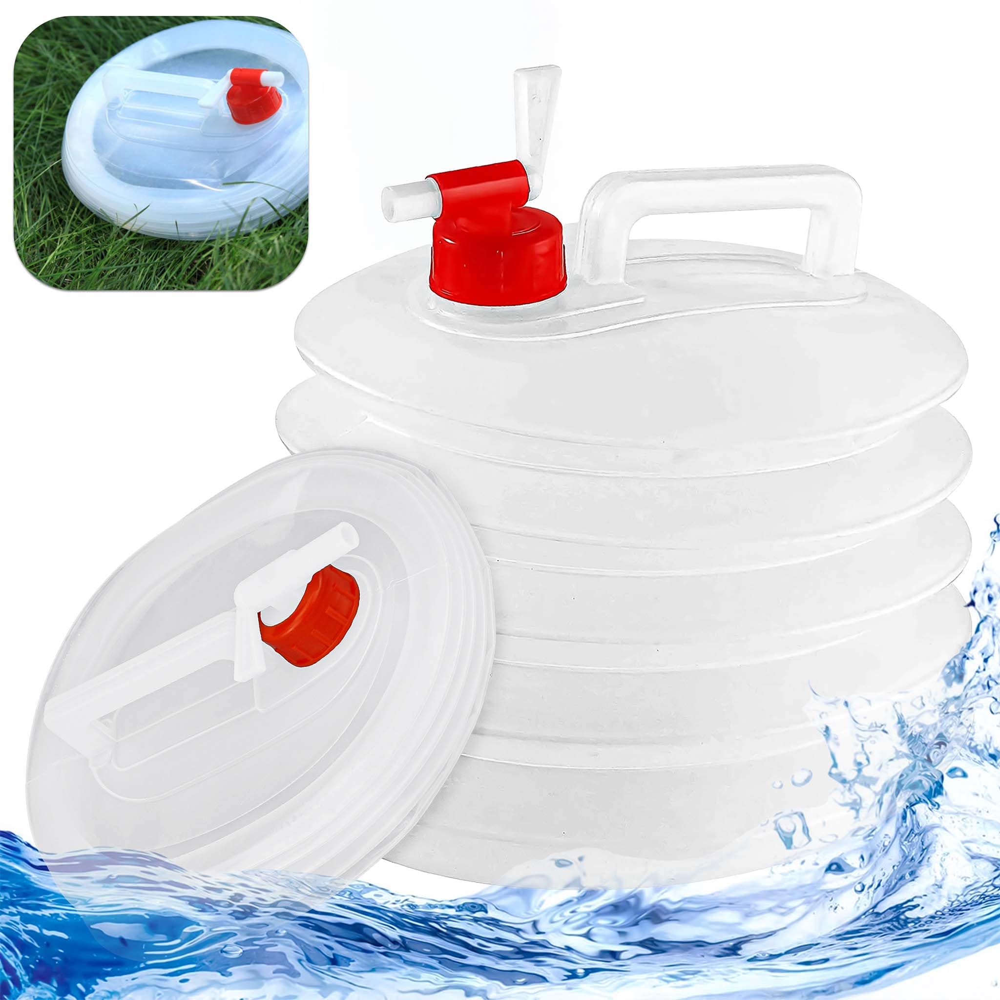5L Collapsible Folding Water Carrier Reusable Camping (1x Water Carrier)
