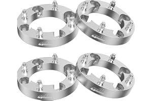 GAsupply 4×156 ATV Wheel Spacers 3/8"-24 Studs, 1 inch 25mm 4 Lug Wheel Spacer Adapters 131mm Hub Bore, 4 Pcs