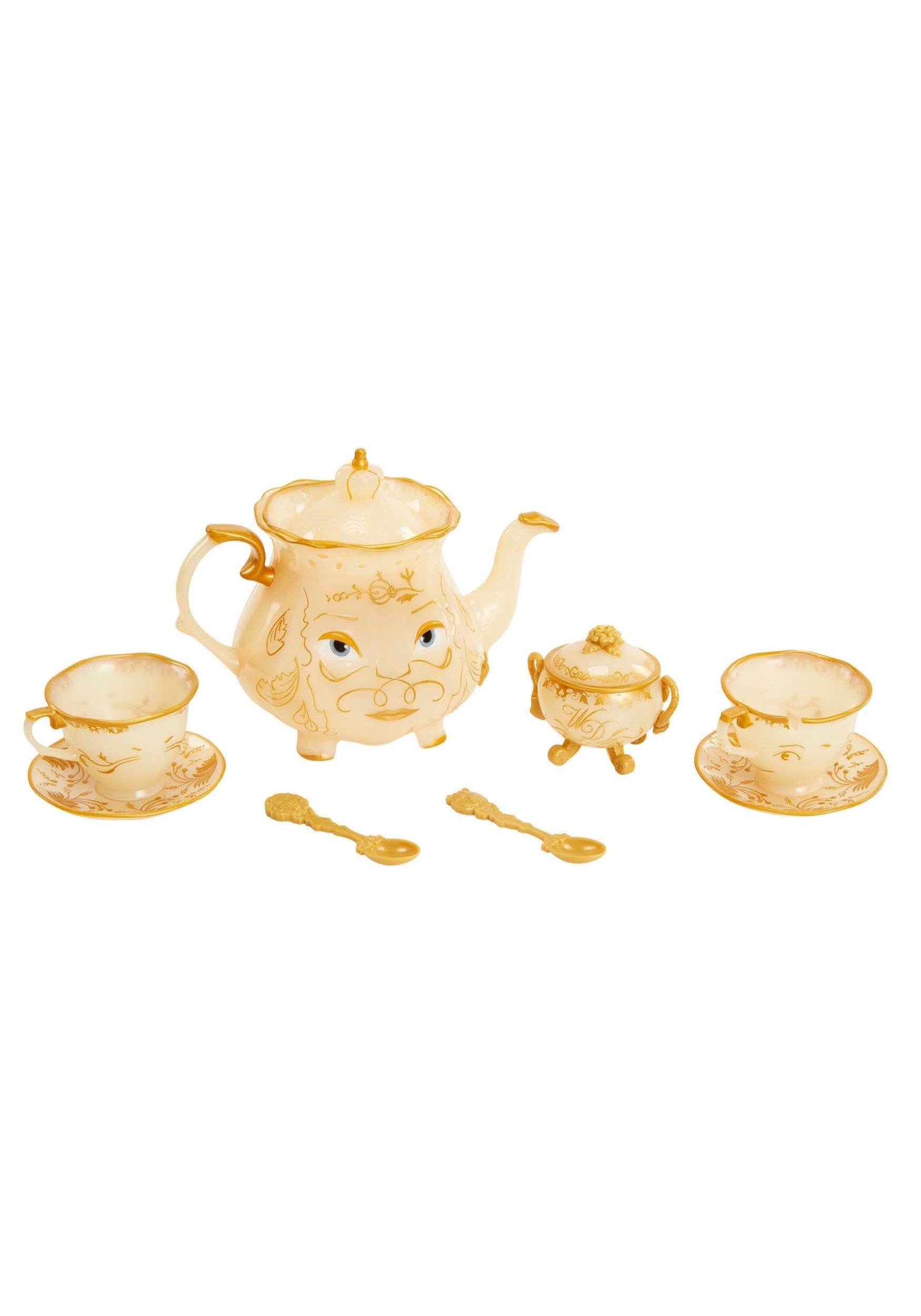 Beauty and the Beast Enchanted Objects Tea Set
