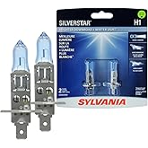 SYLVANIA - H1 SilverStar - High Performance Halogen Headlight Bulb, High Beam, Low Beam and Fog Replacement Bulb, Brighter Do