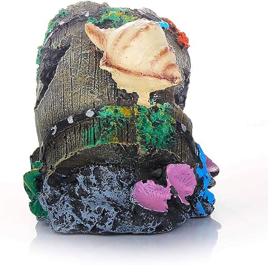 BESUFY Aquarium Ornament,Betta Fish Accessories with Holes