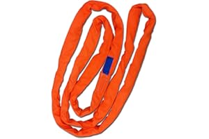YANBORUI Heavy-Duty 22046 lb Polyester Round Sling 10ft Length, 6M Circumference Industrial Lifting Strap with Reinforced Inner Core – Soft & Protective for Delicate Loads【10t-3m】