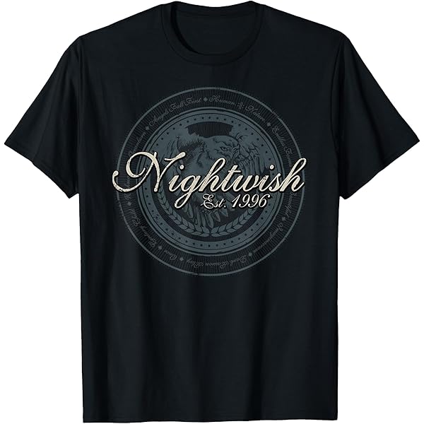 美品　ナイトウィッシュ Tシャツ 2023 ツアー 黒　Ｌ　nightwish Vintage NIGHTWISH Tour T-shirt Official Product Black Size L