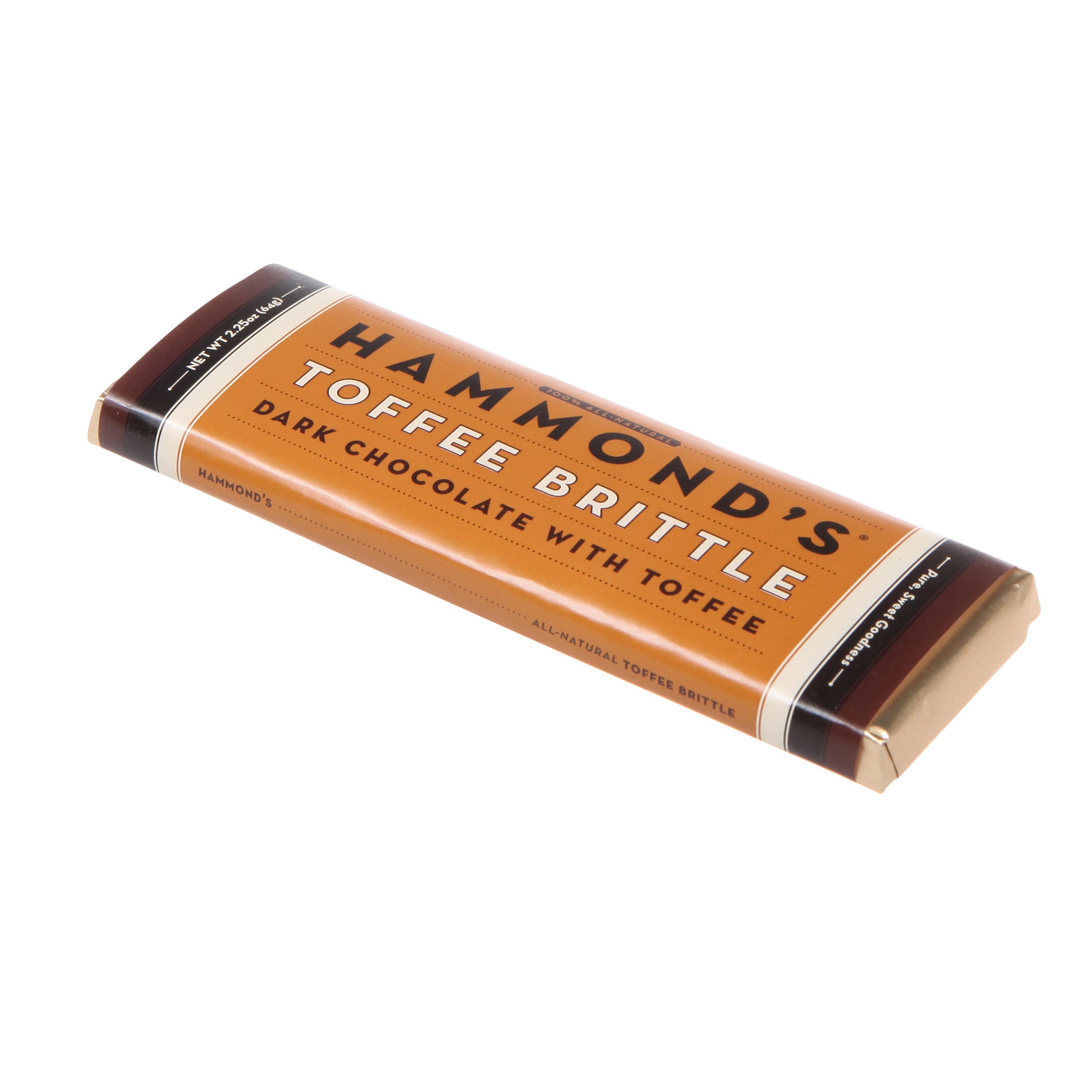 Hammond's Candies Chocolate Bar Dark Sea Side Caramel