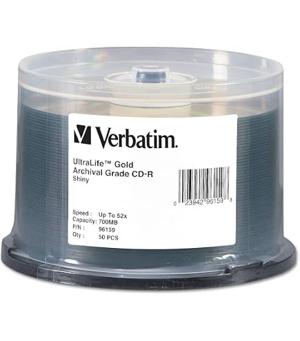 Amazon.com: Verbatim DVD-R 4.7GB 16X UltraLife Gold Archival Grade