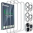 Ferilinso 3 Pack Screen Protector for iPhone 13 Pro with 2 Pack Tempered Glass Camera Lens Protector Phone Case Friendly Ultra Accessories Protector de Pantalla for Apple iPhone 13 Pro