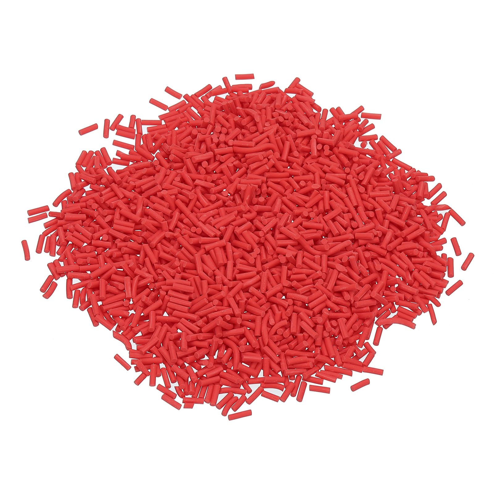 PATIKIL 100g Fake Sprinkles, Faux Sprinkles Clay Sprinkles Sugar granules for Nail Art DIY Crafts Cake Phone Case Resin Nail Art Slices Polymer Slices, Red
