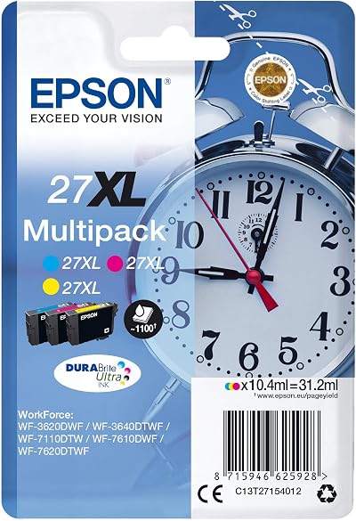 Epson Ink Cartridge Multipack Yellow Magenta Cyan for Workforce WF-7620DTWF