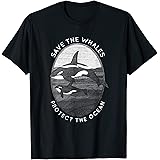 Save The Whales by Pine Hill GoodsSave The Whales: Protect The Ocean Orca Killer Whales T-ShirtOEKO-TEX STANDARD 100