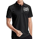 Xiovio Customize® Custom Men's Polo Shirts Golf Jersey Tees | Front·Back Print, Embroidery Personalized with Text & Logo