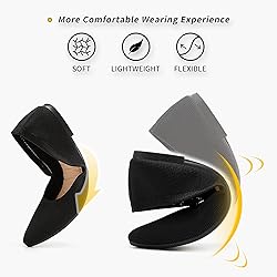BABUDOG Women's Mesh Flats Shoes Pointed-Toe Dress