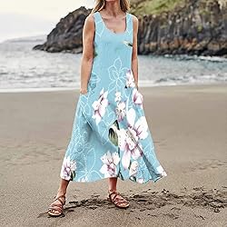 Plus Size Maxi Dresses for Women 2023,Casual Summer
