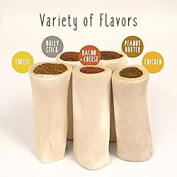 Cadet Stuffed Shin Bone, Long-Lasting Dog Chew
