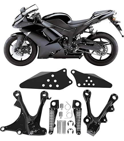 Amazon.com: Krace Rearsets Fit For Kawasaki Ninja ZX6R ZX9R 1999