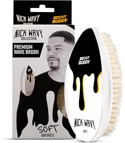 Amazon.com: The Cut Buddy Nick Wavy Collection 360 Wave Brush