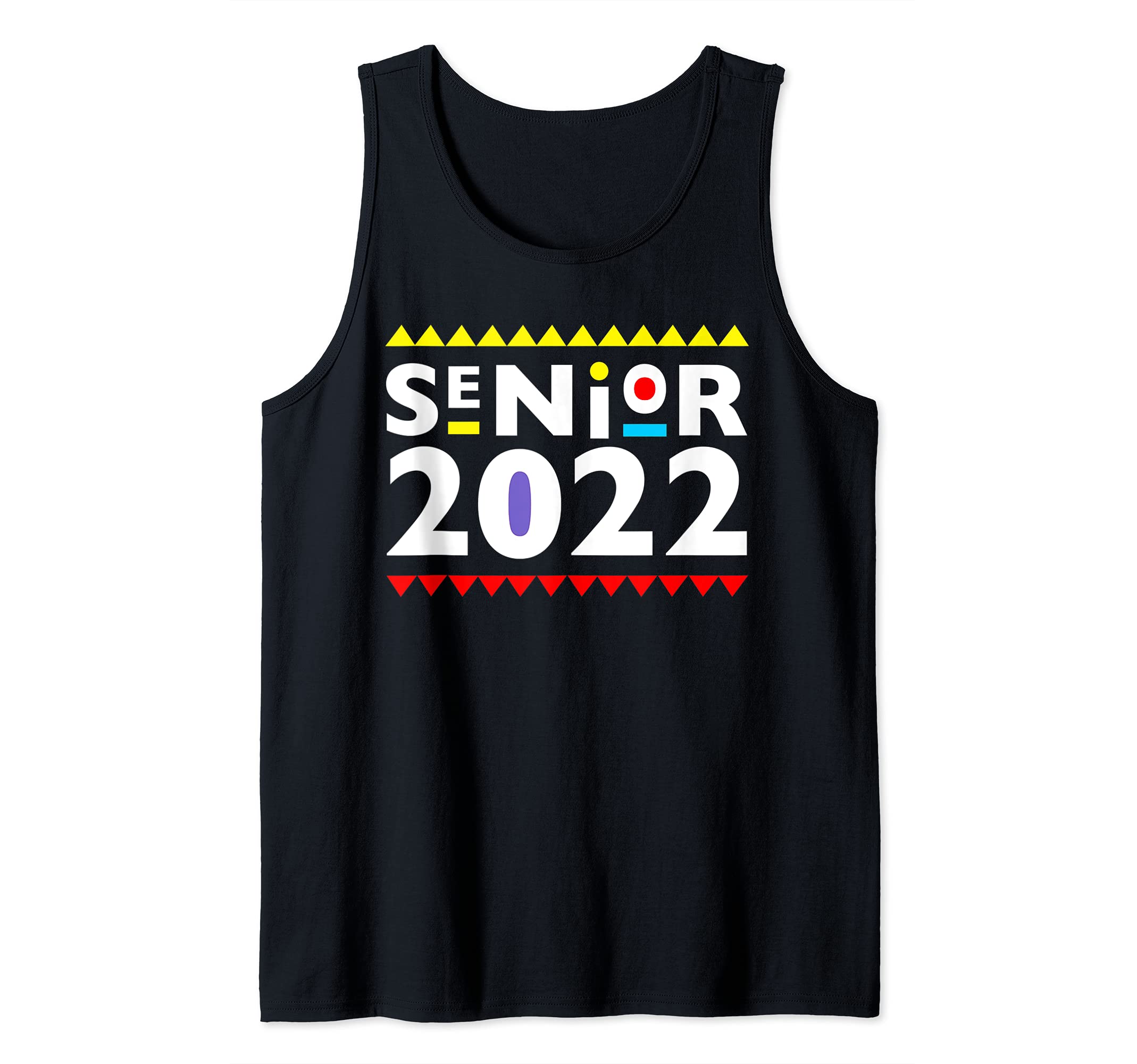 Class of 2022 Senior Year 90's TV Style Grad for Graduation Tank Top