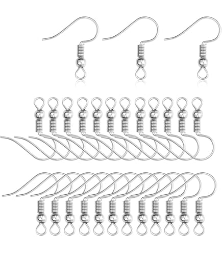 Lot De 100 Crochets Hypoallergéniques Pour Boucles D'oreilles