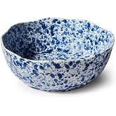 Sur La Table Blue Splatter Serving Bowl | Oven-, freezer- and dishwasher-safe serving bowl