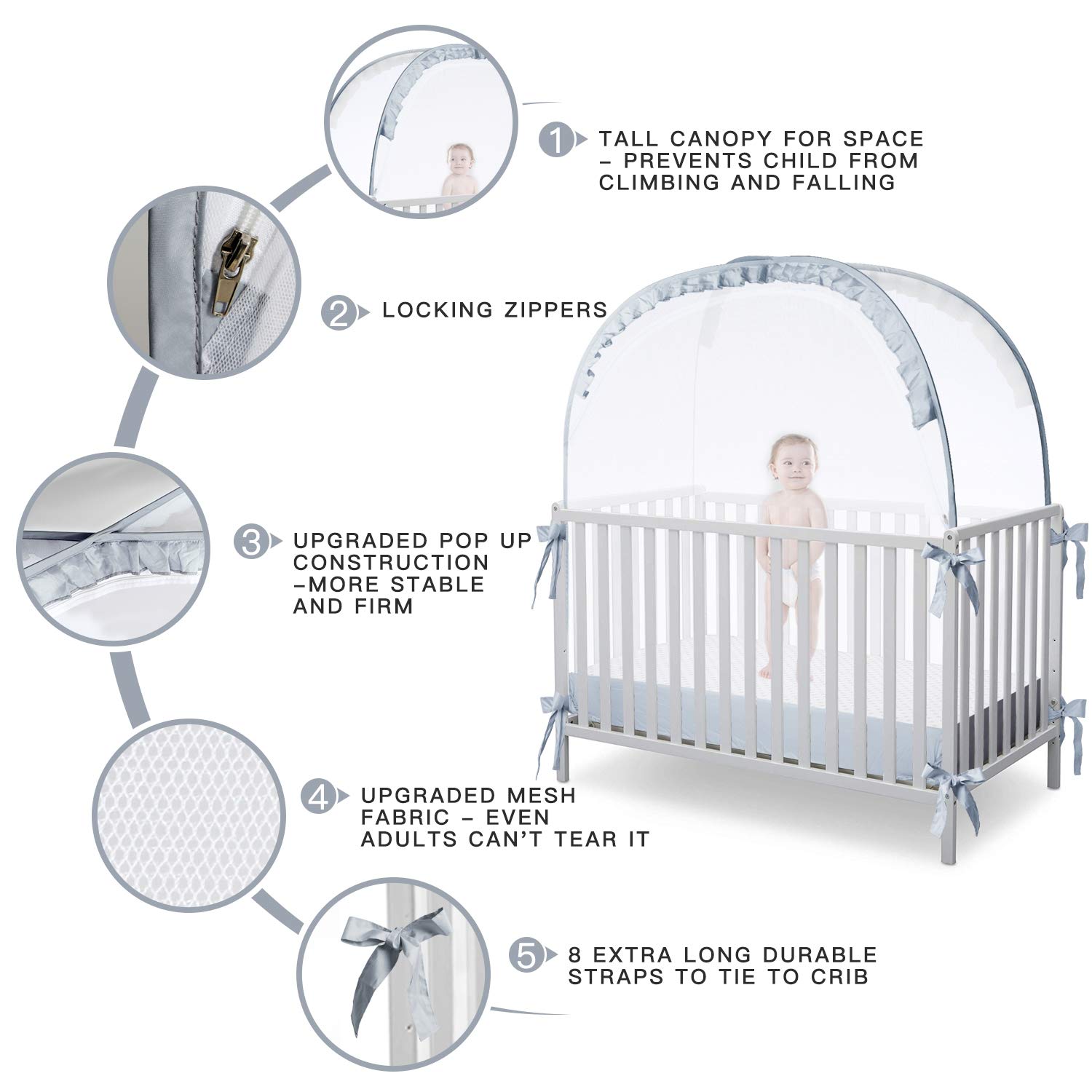 extra tall crib