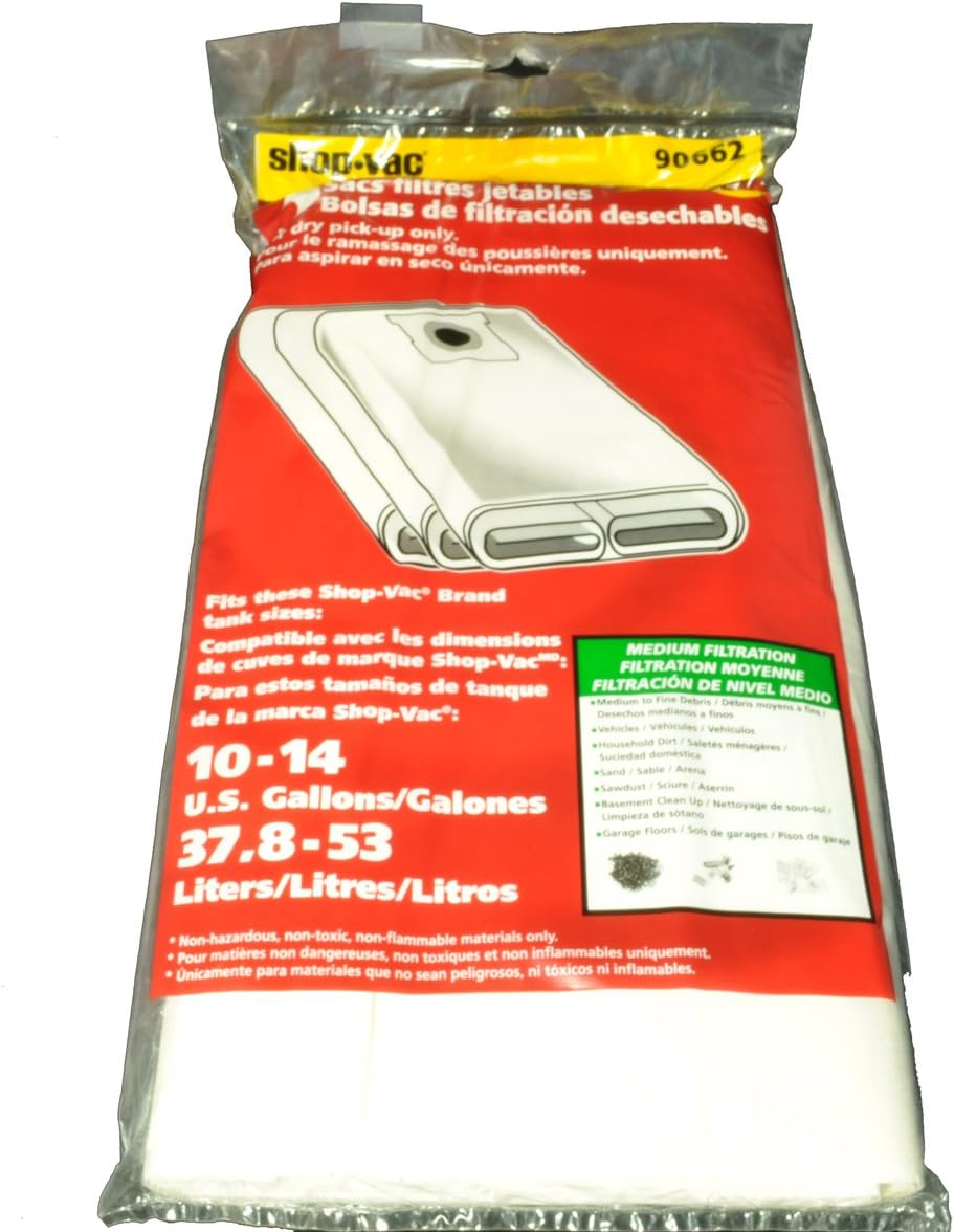 Amazon Com Shop Vac 10 12 14 Gallon Bags Home Improvement