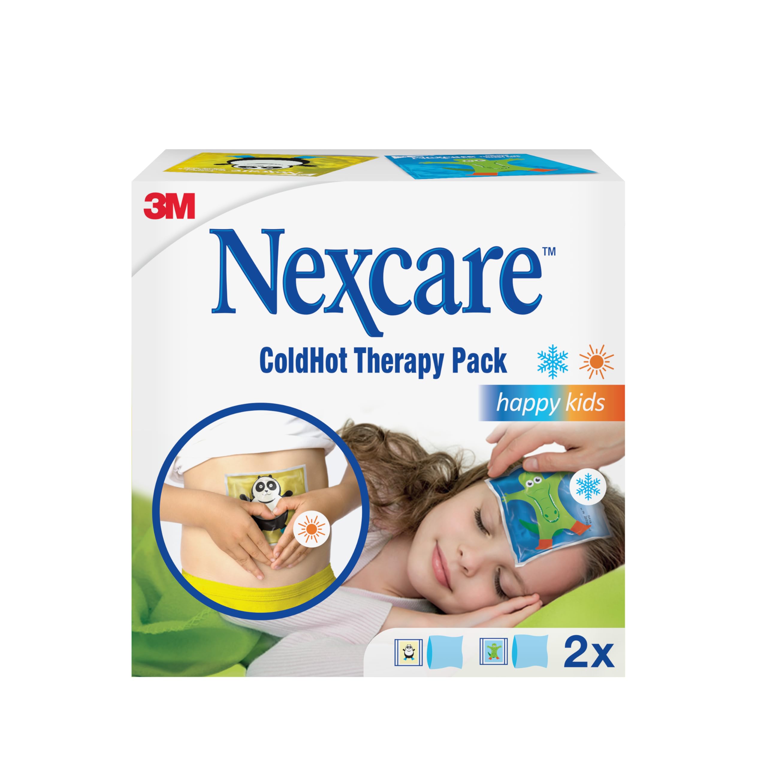 Nexcare ColdHot Happy Kids 11 x 12cm 2 coussins