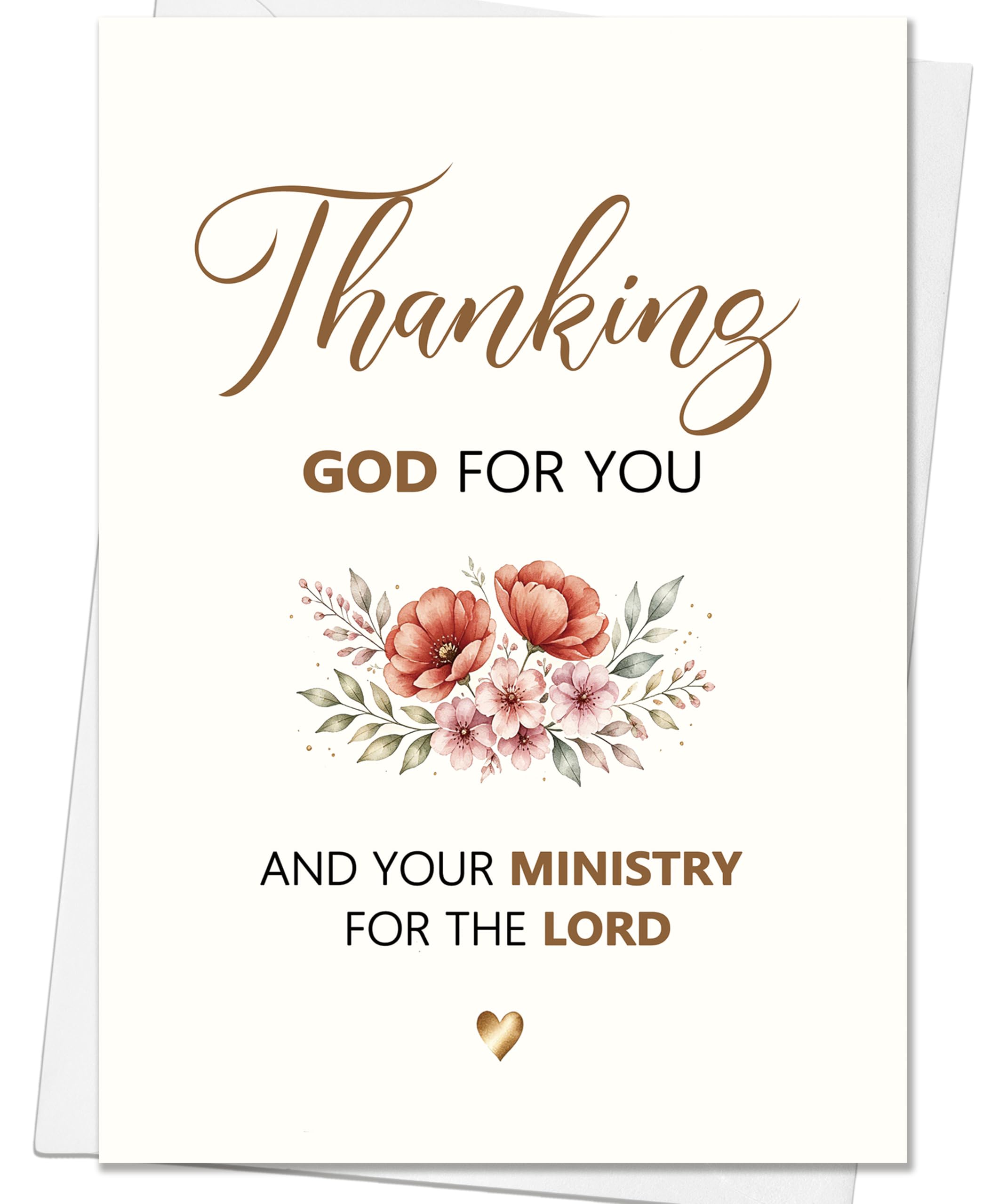 MQMRYeto Pastor Appreciation Card Gifts,Appreciation Cards for Minister | Religious Thank You Card Gift Decoration for women
